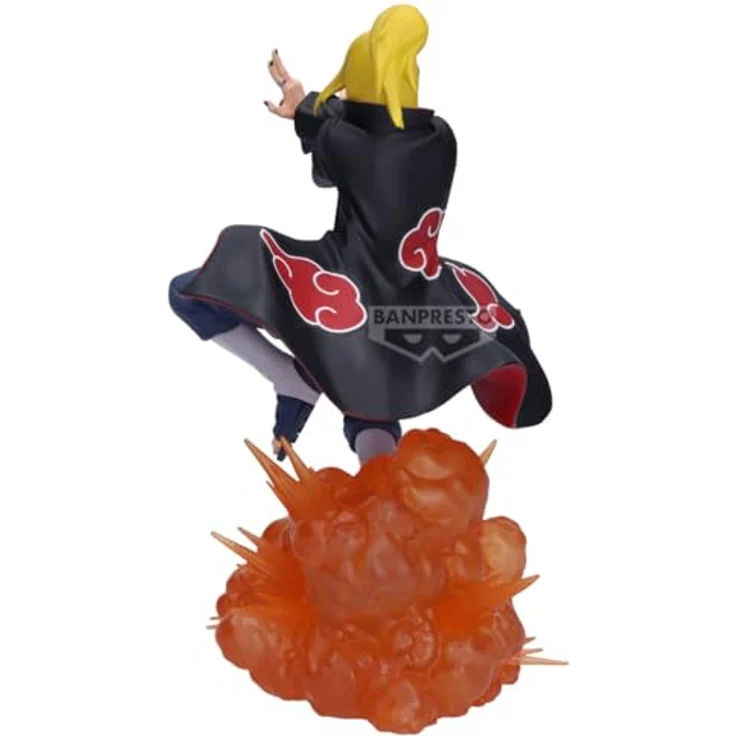 Banpresto Deidara Actionfigur, 18 cm PVC Sammlerstatue aus Naruto Shippuden, mehrfarbig, inklusive Basisständer – Bild 3