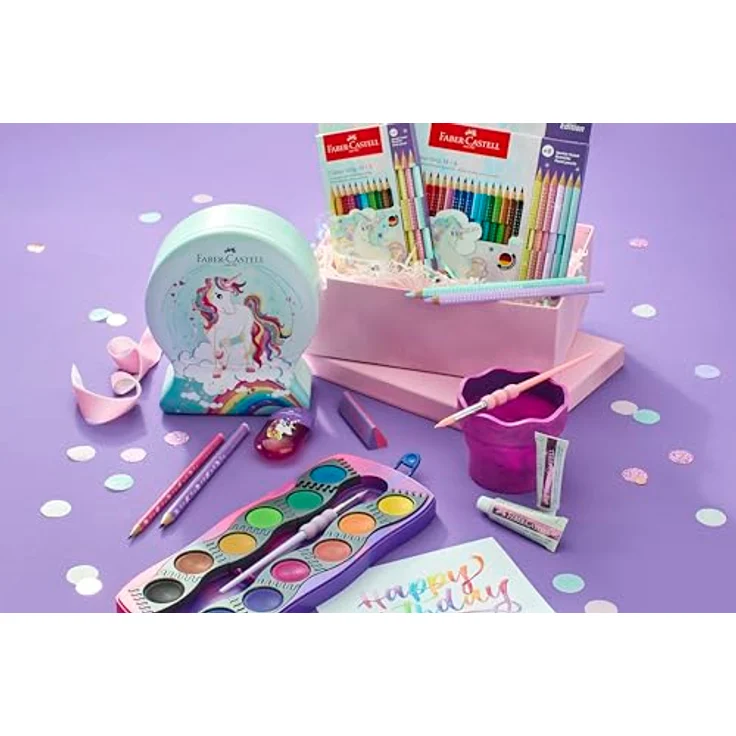 Faber-Castell Farbkasten Connector, Deckfarbkasten mit hoher Deckkraft und individuell steckbaren Farbnäpfchen – Bild 5