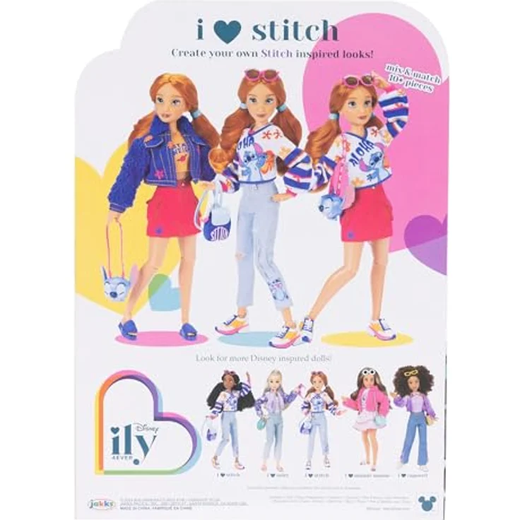 Jakks Pacific ily 4EVER Babypuppe Disney Stitch, ca. 29 cm, für Kinder ab 3 Jahren – Bild 7