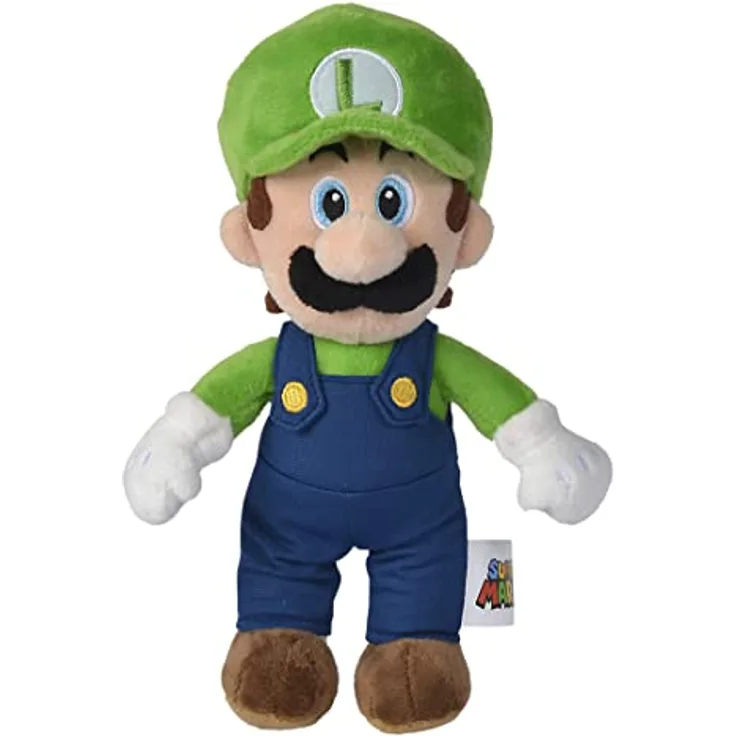 Nintendo Super Mario Plüsch Luigi, 20 cm, 12863