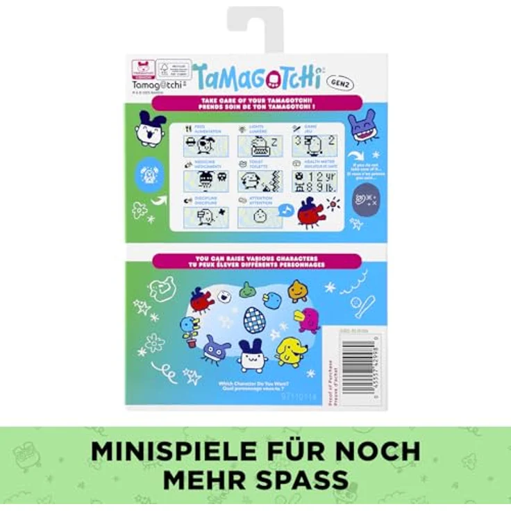 Bandai TAMAGOTCHI Interactive Digitalpet, Fresh Strawberry, mit originaler Programmierung, Pflege- und Interaktionsfunktionen – Bild 5