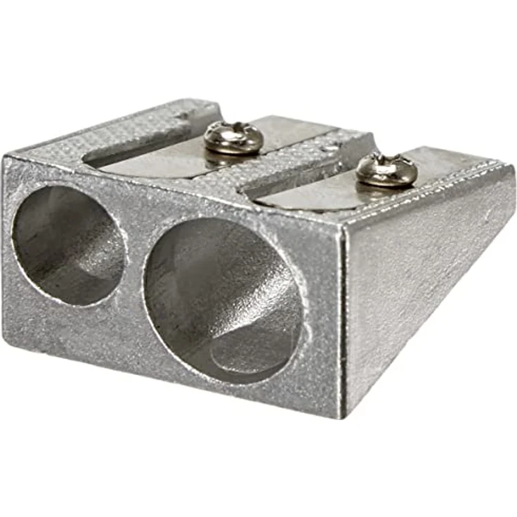 herlitz Doppelanspitzer Metall Keilform, für 6,9, 9,6 Stiftdurchmesser – Bild 3