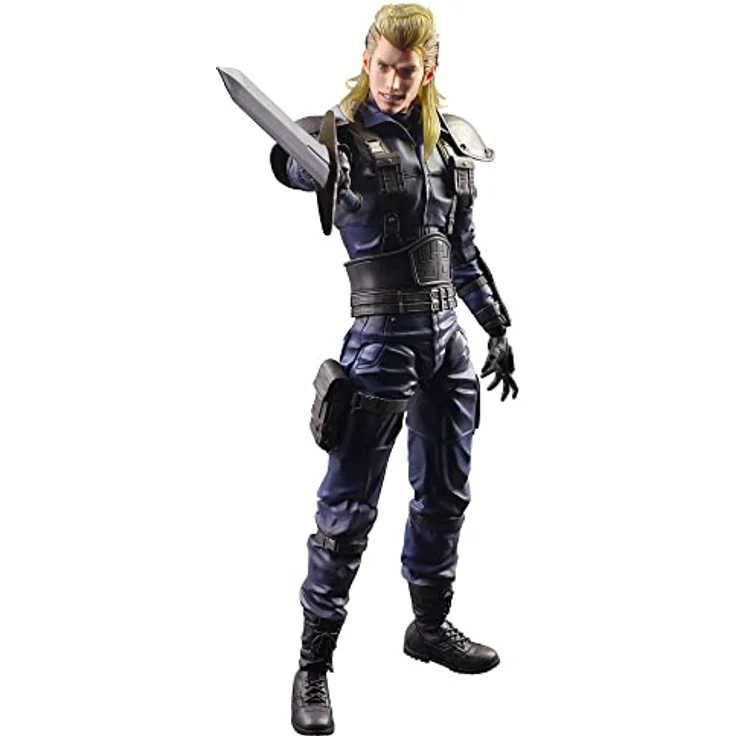 Square Enix FINAL FANTASY VII Remake - Roche - Play Arts Kai Figur, 27cm, detailreich mit austauschbarem Gesicht und Ständer – Bild 1