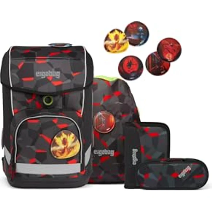 ergobag Cubo Light Schulranzen-Set 6-tlg. TaekBärdo – Bild 2