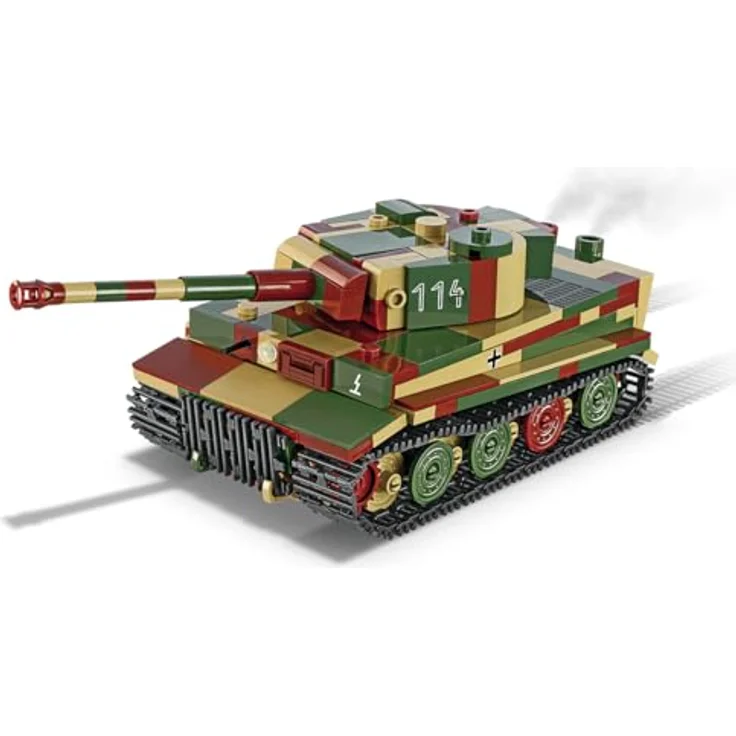 Cobi H.C. WWII P.Z.KPFW VI Tiger Ausf. E, Modellbausatz mit 422 Teile für kreative Bastler ab 8 Jahren – Bild 1
