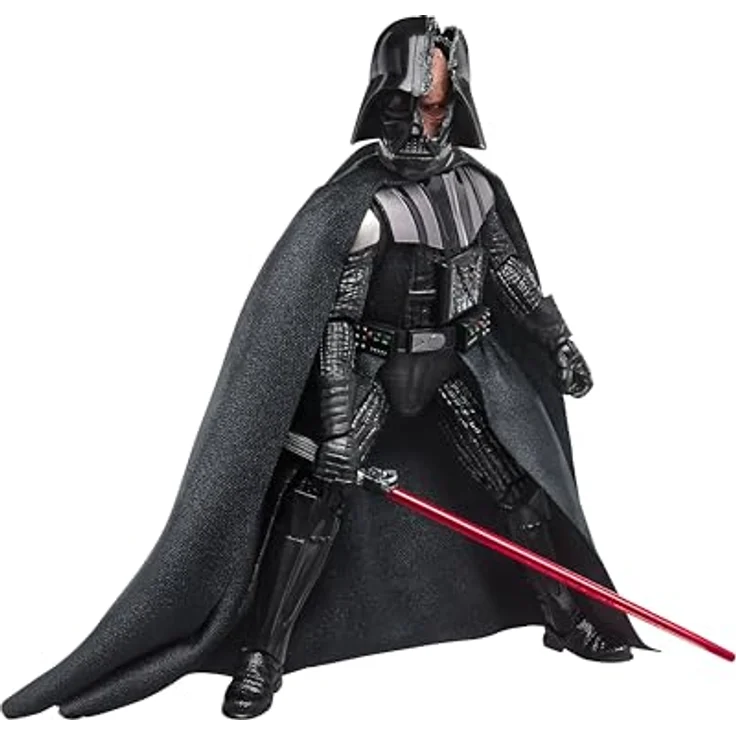 Star Wars The Black Series Darth Vader (Duel's End) Action-Figur, 15 cm mit Lichtschwert und textilem Umhang – Bild 1