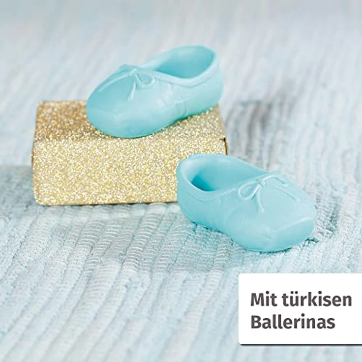 BABY Born Zapf Creation 834152 Deluxe Geburtstag 43cm-Puppenzubehör Puppenkleidung Set bestehend aus Kleid, Schuhen, Papierkrone und Törtchen, rosa türkis – Bild 5