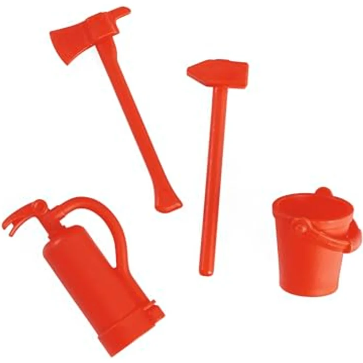 Simba Feuerwehrmann Sam Tierrettung mit Anhänger, 34 cm Spielzeugauto mit Licht und zahlreichen Zubehörteilen – Bild 12