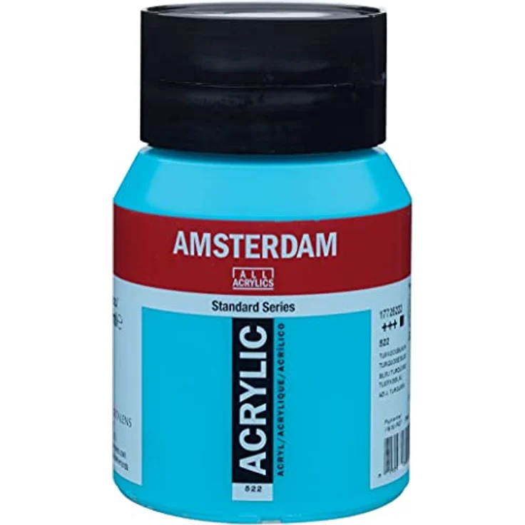 Amsterdam Royal Talens Standard Series Acrylfarbe, 500ml Tube, Permanent Red Purple, hohe Lichtechtheit und strapazierfähiger Lackfilm – Bild 1