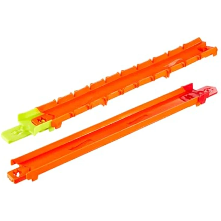 Hot Wheels Track Creator Starterset, Spielzeugauto-Trackset mit 3 Meter Track-Schnellstecksystem und Die-Cast-Fahrzeug im Maßstab 1:64, inklusive 2 Adaptern, JDW43 – Bild 4