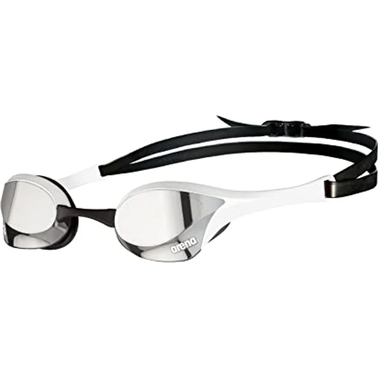 Arena Unisex-Adult COBRA ULTRA SWIPE MR Schwimmbrillen, SILVER-WHITE, 1 – Bild 1