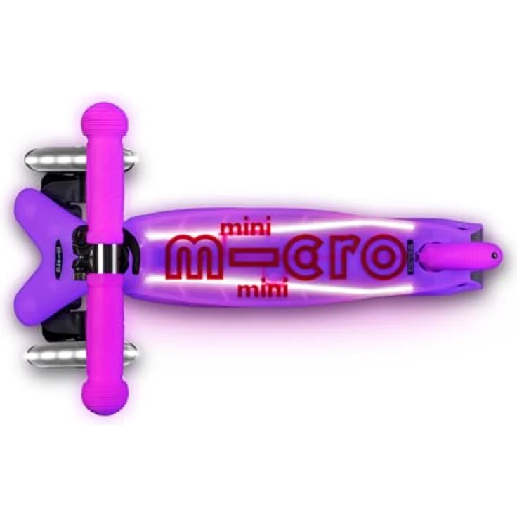 Micro Mini Deluxe Glow LED Plus Frosty Pink, Scooter mit leuchtenden Elementen ohne Batterien – Bild 3