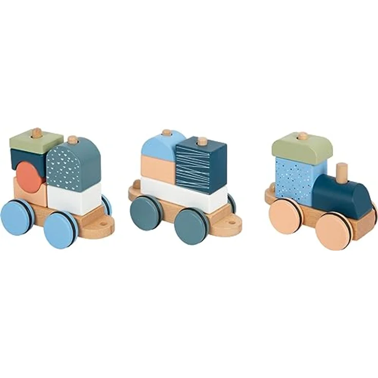 Small Foot Spielzeug-Zug Arctic, aus Holz, FSC®- schützt Wald - weltweit, zarte Trendfarben – Bild 7