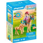 Playmobil® Konstruktions-Spielset Kind mit Pony und Fohlen (71498), Horses of Waterfall, (10 St), Made in Europe