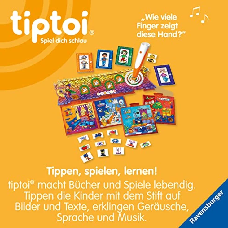 Ravensburger tiptoi Spiel 00132 Zahlen-Hexe, Zählen lernen von 1 - 10 für Kinder ab 3 Jahren – Bild 6