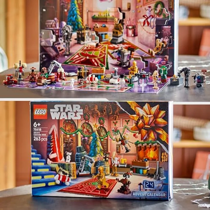 LEGO Star Wars Adventskalender 2025 (75418), mit beliebten Charakteren und Mini-Modellen zur kreativen Gestaltung der Droidenschmiede – Bild 5