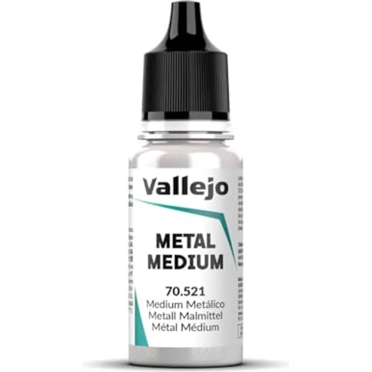 Vallejo Model Color Acrylfarbe, 17 ml Metall Medium, Lasur und Metallic-Finish