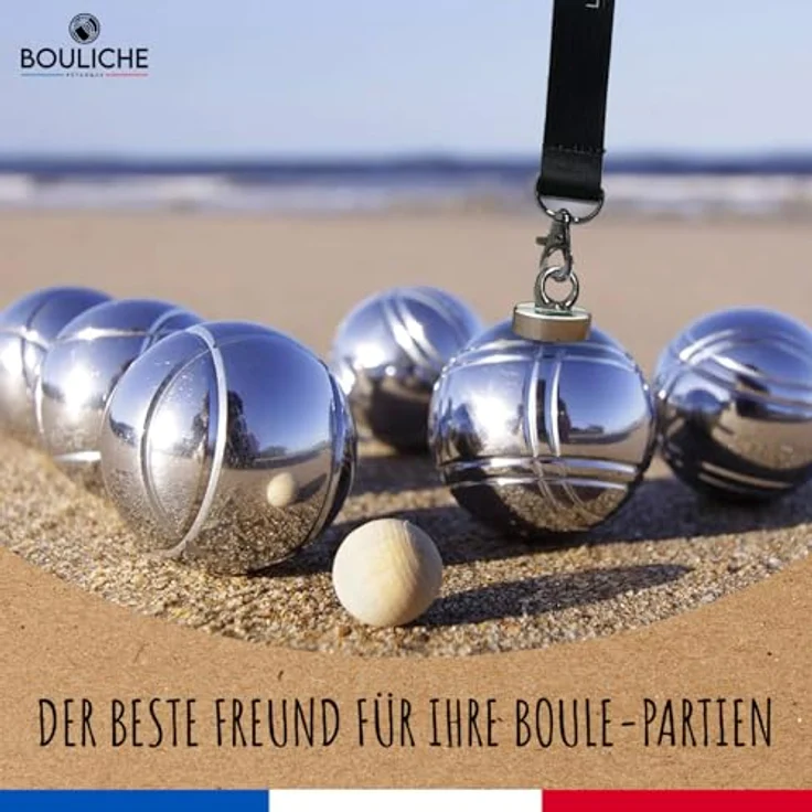 OriginalCorner® BOULICHE Boulekugel Sammelset mit Magnet und Maßband, inklusive Tuch und Transporttasche, leicht und tragbar für alle Boulekugeln – Bild 5