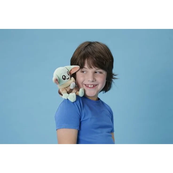 Simba Toys Star Wars Grogu Plüschtier Schulter-Kuscheltier, 12cm mit magnetischer Befestigung, geeignet ab 0 Monaten – Bild 5