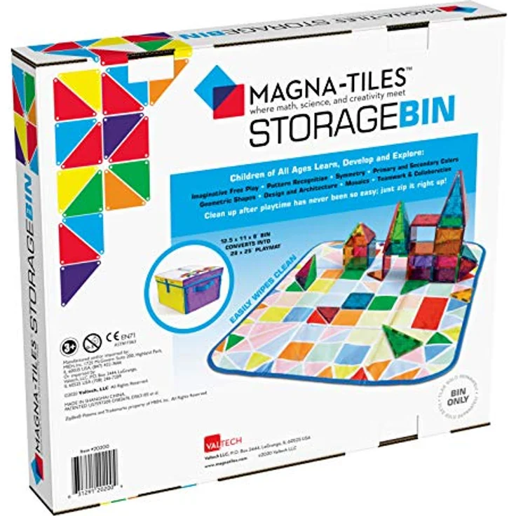 Magna-Tiles Storage Bin and Interactive Play-Mat – Bild 2
