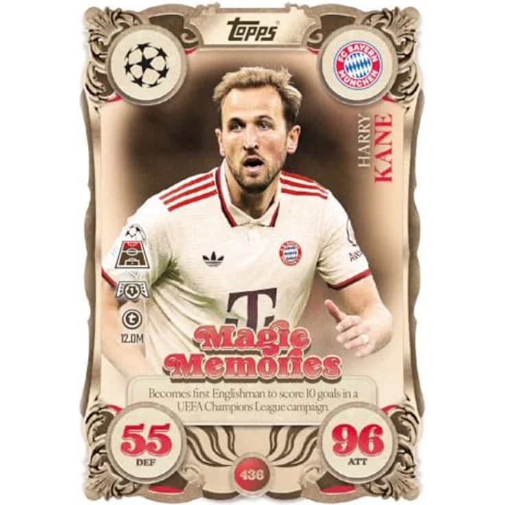 Topps Eco Pack Spielkarten Attax UCL 25-26, Sammelfiguren für die UEFA Champions League – Bild 3
