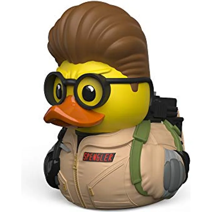 TUBBZ Eco: Ghostbusters - Egon Spengler Cosplaying Rubber Duck Vinyl Figure, hochdetailliert, 9 cm groß, Sammelfigur in Display-Box