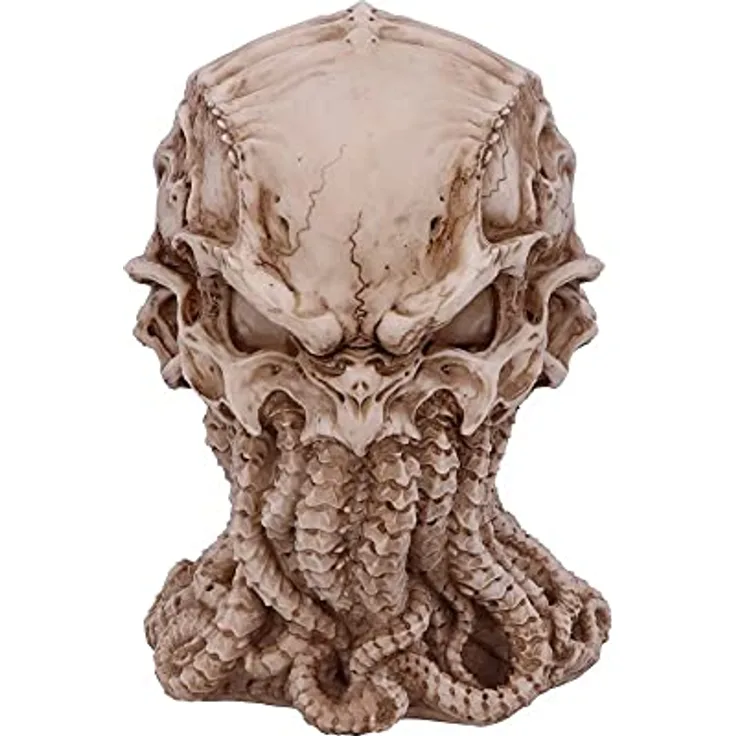 Nemesis Now Cthulhu Figur Skull, 20 cm handbemalt aus Resin, offiziell lizenziert