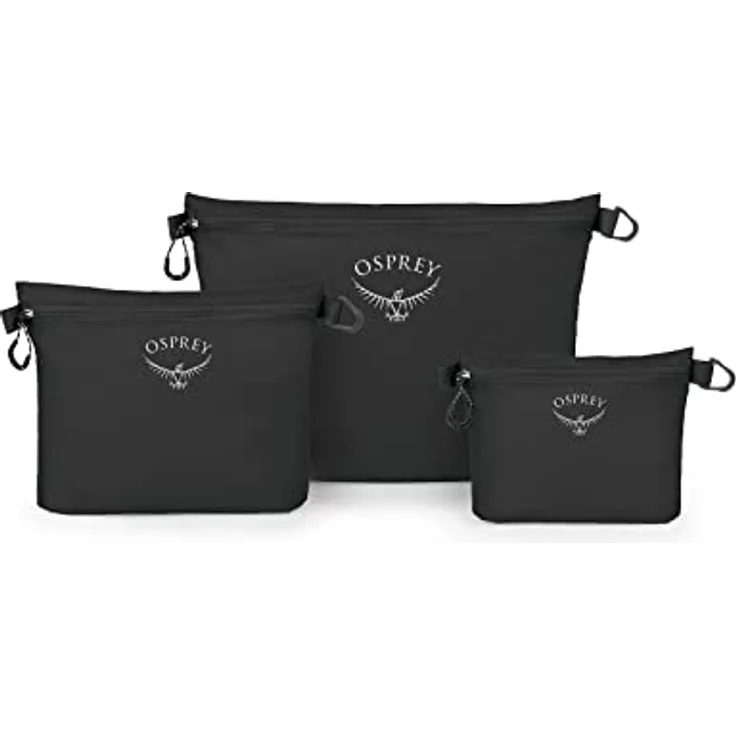 Ultralight Zipper Sack Set Black – Bild 1