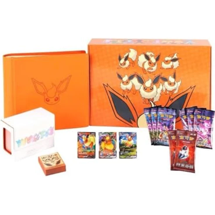Pokémon Flareon Collection Box - Sammelkarten, Chinesische Ausgabe – Bild 1