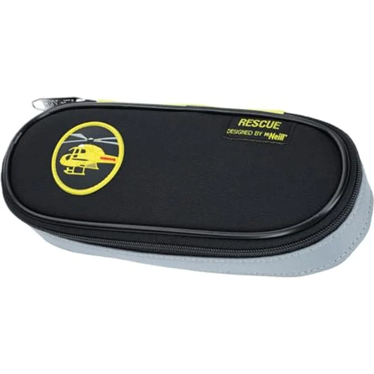 McNeill Small Pencil Case Rescue, geräumiges Federmäppchen mit Zipper, 22 x 9 x 5 cm – Bild 1