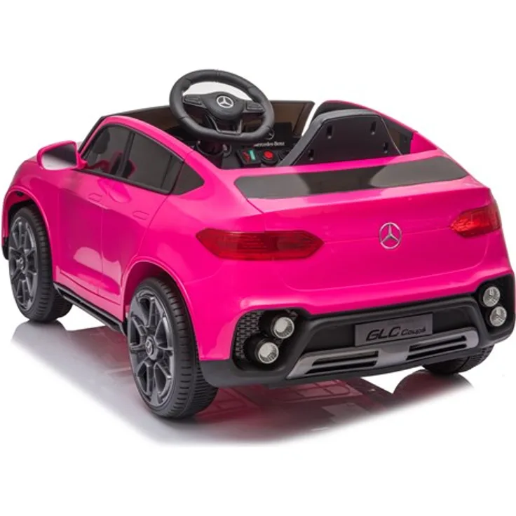 Mercedes GLC Coupe, Lizenzierter Elektroaufsitzwagen mit 4x 12V-Motoren, Ledersitz und Fernbedienung