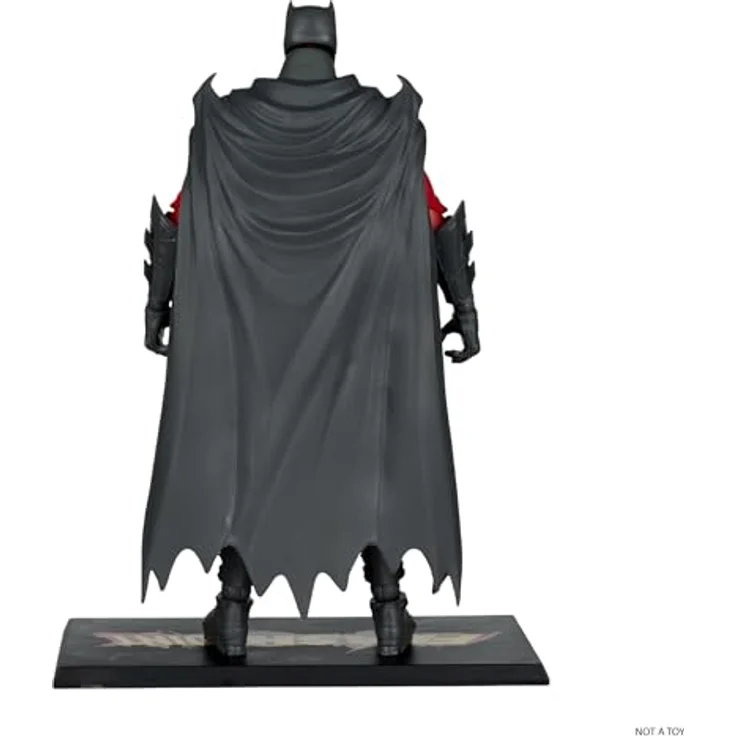 McFarlane DC Multiverse Action Figure Batman (Flashpoint) Black & White Accent Edition, 18 cm mit Zubehör und Base – Bild 3