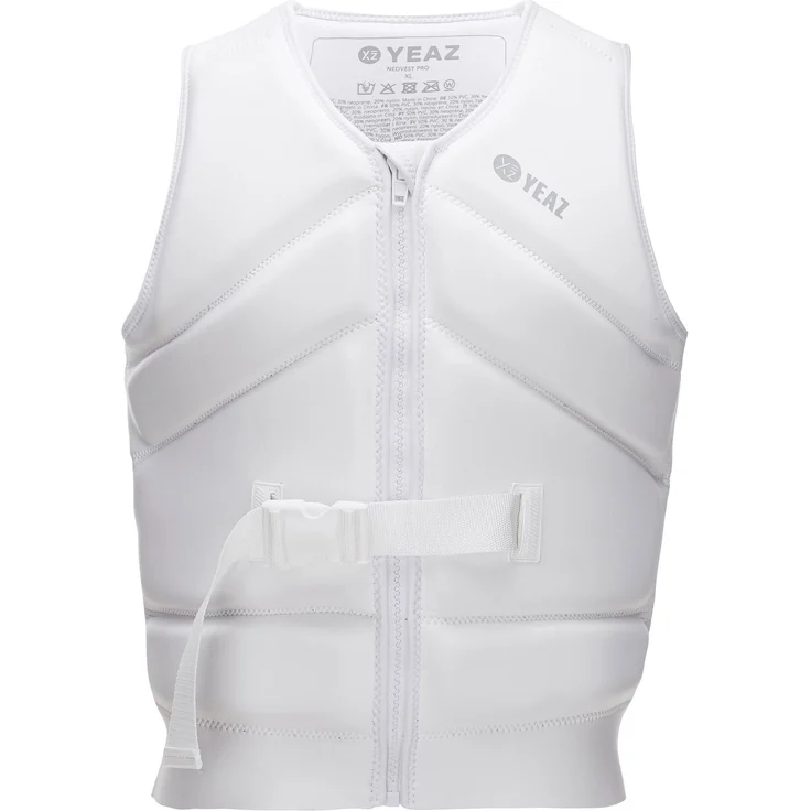 YEAZ Schwimmweste NEOVEST PRO neoprenweste mit gurt, Hochwertige Neopren Weste mit 50 Newton Auftrieb, schwarz