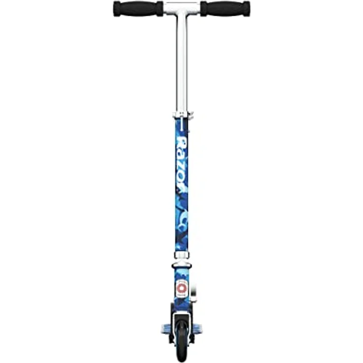 Razor A Kick Scooter, Blau, Shark Camo Sonderedition - Leichtes Design, höhenverstellbarer Lenker, Hinterradbremse – Bild 9