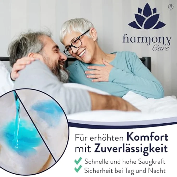 Harmony Care Windeln für Erwachsene - MAXI diskrete Windelhosen Pants (32-St., saugstarke Inkontinenzpants für Frauen und Männer), mit bequemen Tragegefühl – Bild 5