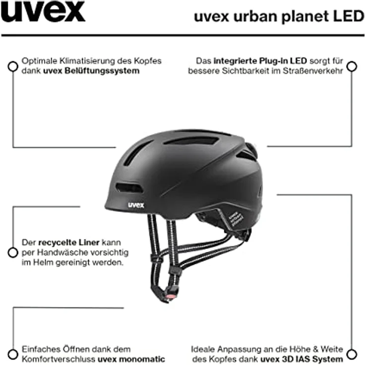 uvex urban planet LED Helm – Bild 8