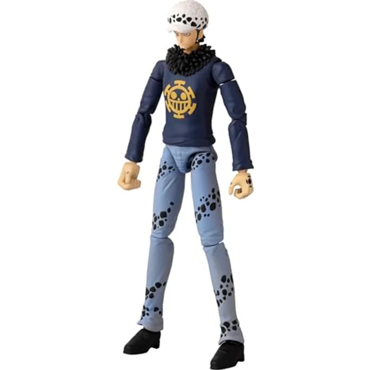 BANDAI Anime Heroes One Piece Trafalgar Law Figur, 17 cm, Gelenkfigur mit Zubehör und 16 Gelenkpunkten, offizielle Lizenz für Kinder ab 4 Jahren – Bild 2
