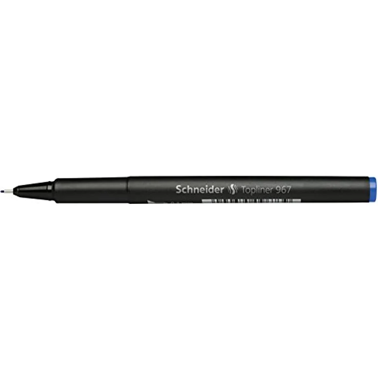 Schneider Topliner 967 Fineliner, blau, 0,4 mm, 10 Stück, wasserbasierte Tinte, metallverstärkte Spitze, Made in Germany – Bild 8