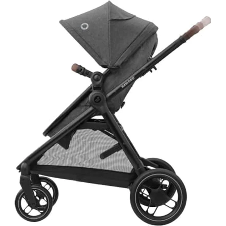 Maxi-Cosi Zelia S Trio 3in1 Kombi-Kinderwagen-Set bis 22 kg, inkl. Babyschale CabrioFix S i-Size, Wickeltasche, Regenschutz, Dark Grey, mit Gratis Mobilitätsgarantie – Bild 10