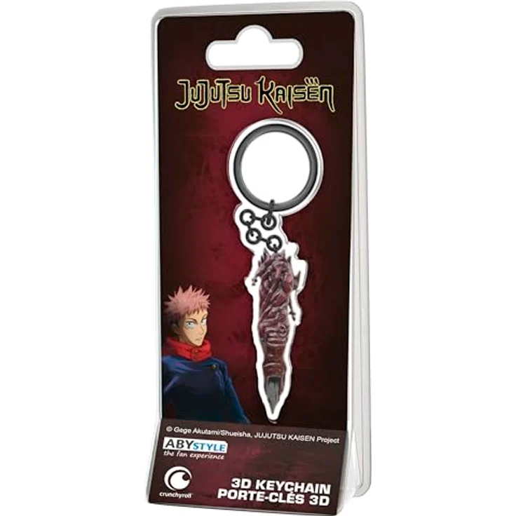 Jujutsu Kaisen Schlüsselanhänger, Sukunas Finger, offiziell lizenziertes Merchandise, PVC, ca. 6 x 1,8 x 1 cm – Bild 4