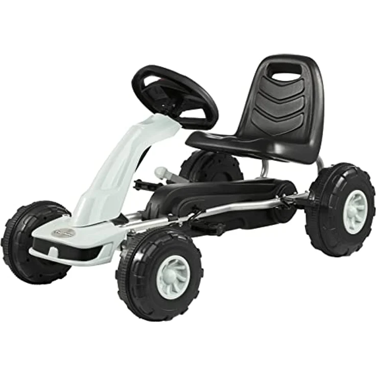 HyperMotion CHESTER Go-Kart Pedal-Gokart für Kinder 3-6 Jahre, Grau, mit 2 Fahrmodi – Bild 2