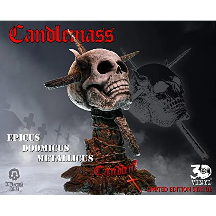 Knucklebonz 3D Vinyl: Candlemass - Epicus Doomicus Metallicus, handbemalte Statue in limitierter Auflage mit Echtheitszertifikat, 1986 Stück – Bild 8