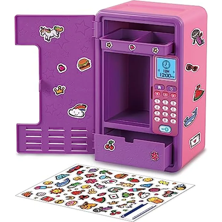 VTech Kidisecrets Traumtresor – Tresor mit Zahlencode zum Aufbewahren von Geheimnissen – Mit Spielen, Musik und Aufklebern – Für Kinder von 6-12 Jahren