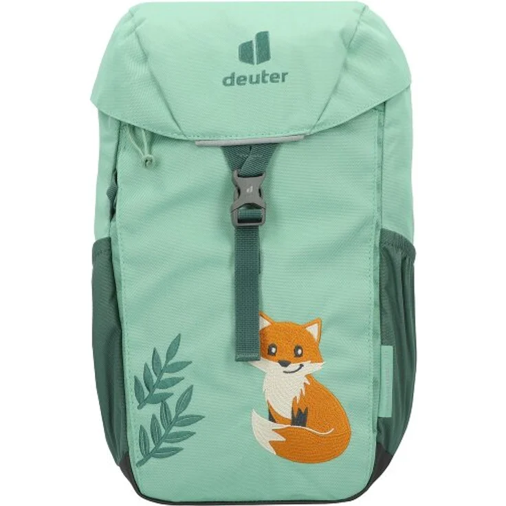 Deuter Waldfuchs 10 Kinderrucksack, 35 cm, grün, 100% Polyester, ideal für den Kindergarten