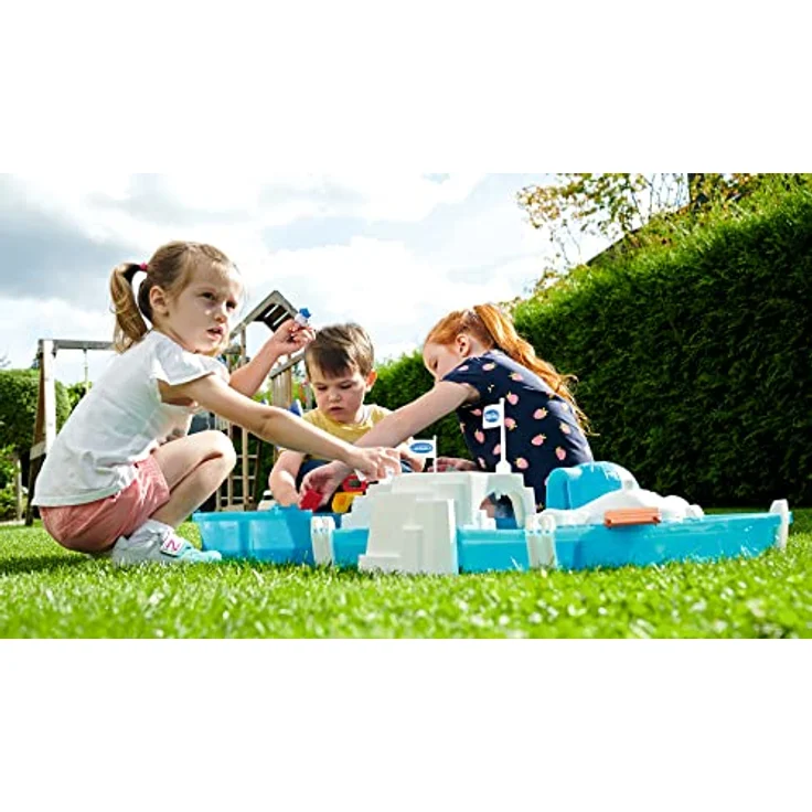 Aquaplay 'Waterplay Polar' Wasserstraße, 106 cm x 65 cm x 25 cm, inkl. 1 Containerboot, 2 Spielfiguren – Bild 12