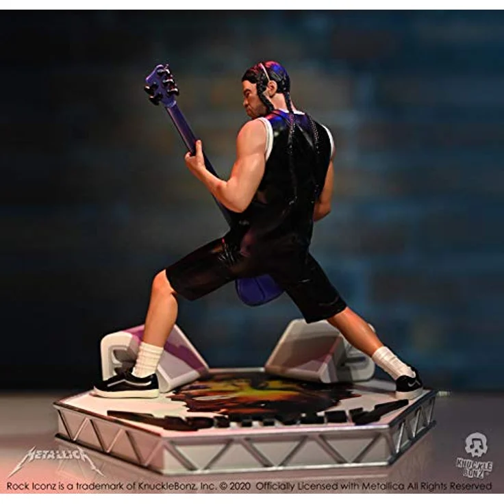 Knucklebonz Robert Trujillo (Metallica) Limited Edition Sammlerstück - Rock Iconz, offiziell lizenziert, inkl. CoA, handbemalt, 8,5 cm hoch, nur 3000 Stück – Bild 4
