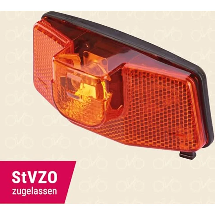 Prophete Fahrradbeleuchtung | Rücklicht Gepäckträger | Länge:160mm Breite:60 Höhe:50mm – Bild 3