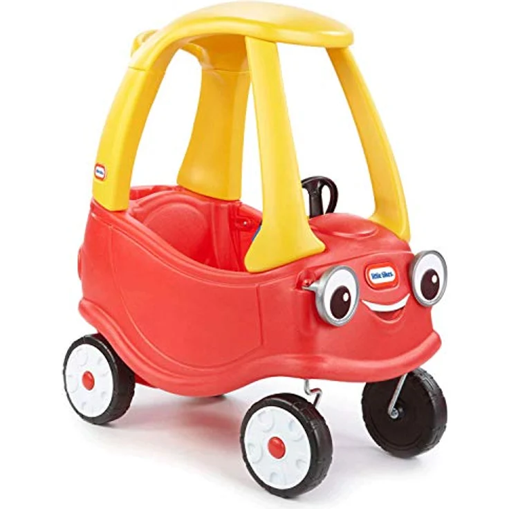 Little Tikes Cozy Coupe, klassischer Coupé mit integrierter Bodenplatte, Arbeitstüren und lenkbarem Lenkrad – Bild 1