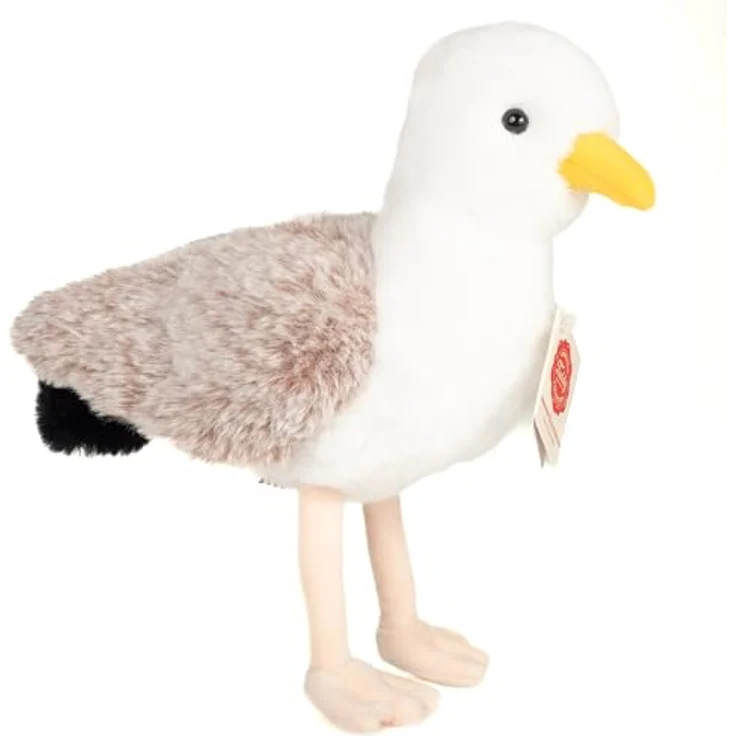 Hermann Teddy Möwe 20 cm, Kuscheltier aus weichem Plüsch, geprüfte Sicherheit, original Teddy Hermann Plüschtier – Bild 1