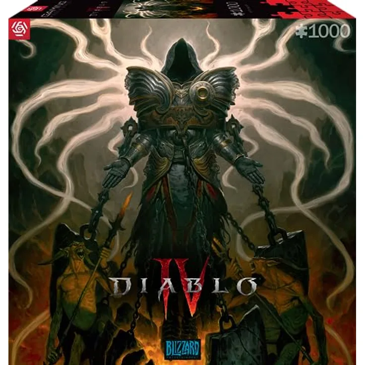 Good Loot GDL24491 Diablo IV Inarius Puzzle, 68.3 x 48 cm - Spectacular Graphics, Durable Structure, Canvas Effect